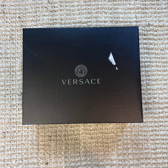 VERSACE Satin Platform Pumps Sz 37 - Picture 11 of 12